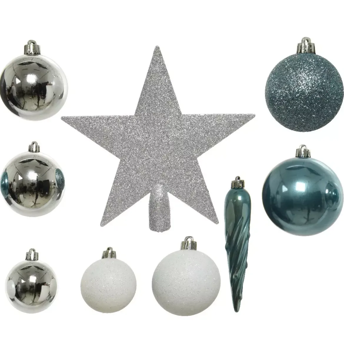 Kit di decorazioni di Natale Novae multi Blu ghiaccio
