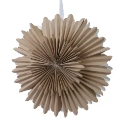 Lampada a sospensione carta Origami (D60 cm) Fiocco Sabbia