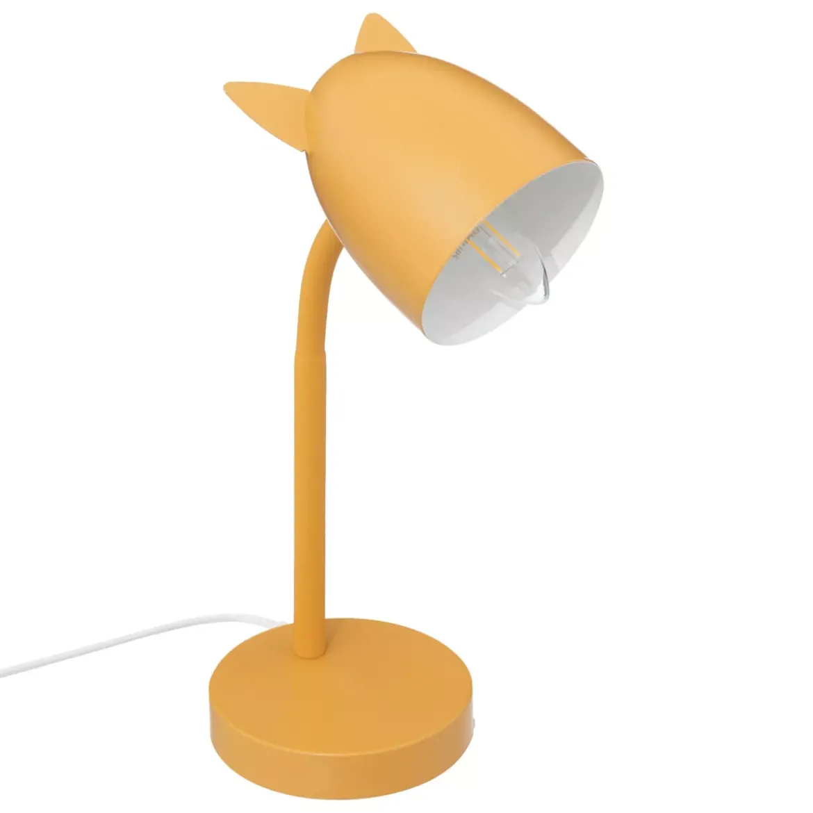 Lampada da scrivania bambini (H31 cm) Orecchie Giallo ocra
