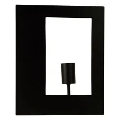 Lampada da tavolo design metallo (33.5 cm) Cuadro Nero