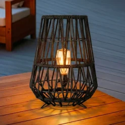 Lampada da tavolo esterno (36 cm) Celi Nero