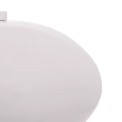 Lampada da tavolo in metallo (38 cm) Savio Beige