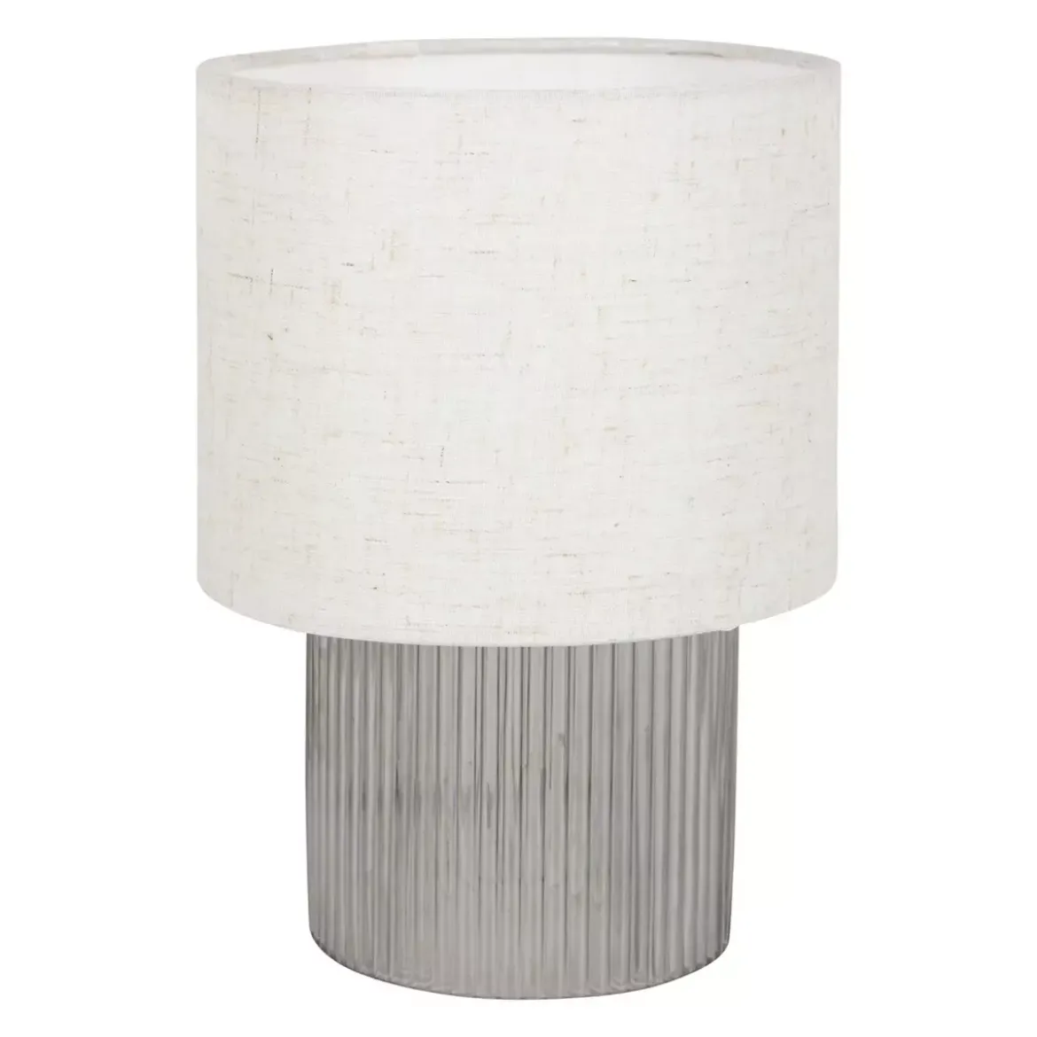 Lampada da tavolo in vetro (H22 cm) Delia Nero