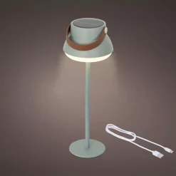 Lampada da tavolo solare 100 lumen (H36 cm) Tokyo Verde menta