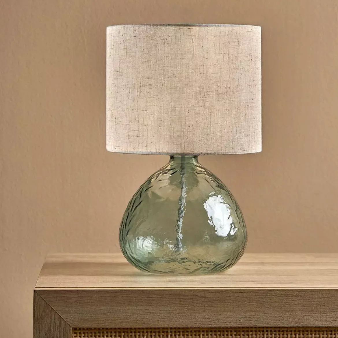 Lampada da tavolo vetro Calista Verde