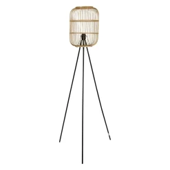 Lampada da terra con treppiede bambù (H152 cm) Hanoi Beige