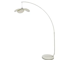 Lampada da terra design petalo (H156 cm) Teruel Beige