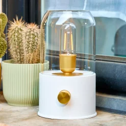 Lampada decorativa senza fili ricaricabile USB (H20 cm) Bianco