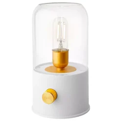 Lampada decorativa senza fili ricaricabile USB (H20 cm) Bianco