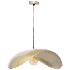 Lampadario a sospensione in metallo (D80 cm) Arlo Dorato