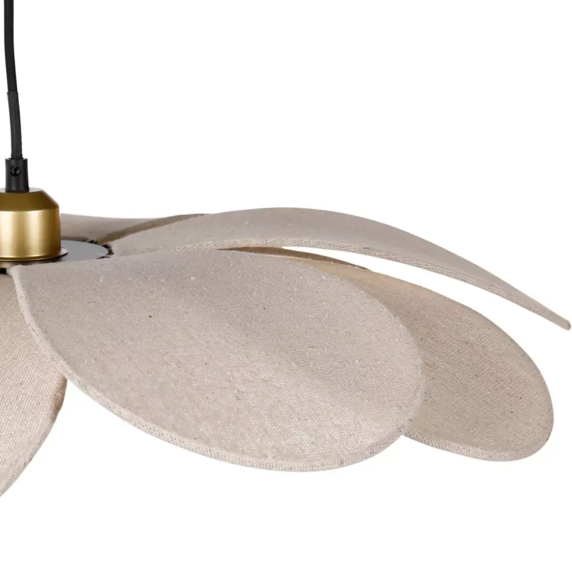 Lampadario a sospensione Lino (D60 cm) Margaux Beige