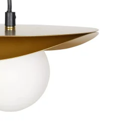 Lampadario metallo Demoisel Or