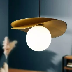 Lampadario metallo Demoisel Or