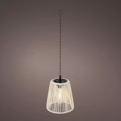 Lampada solare a sospensione per giardino LED (H58 cm) Midtown Bianco e bianco caldo