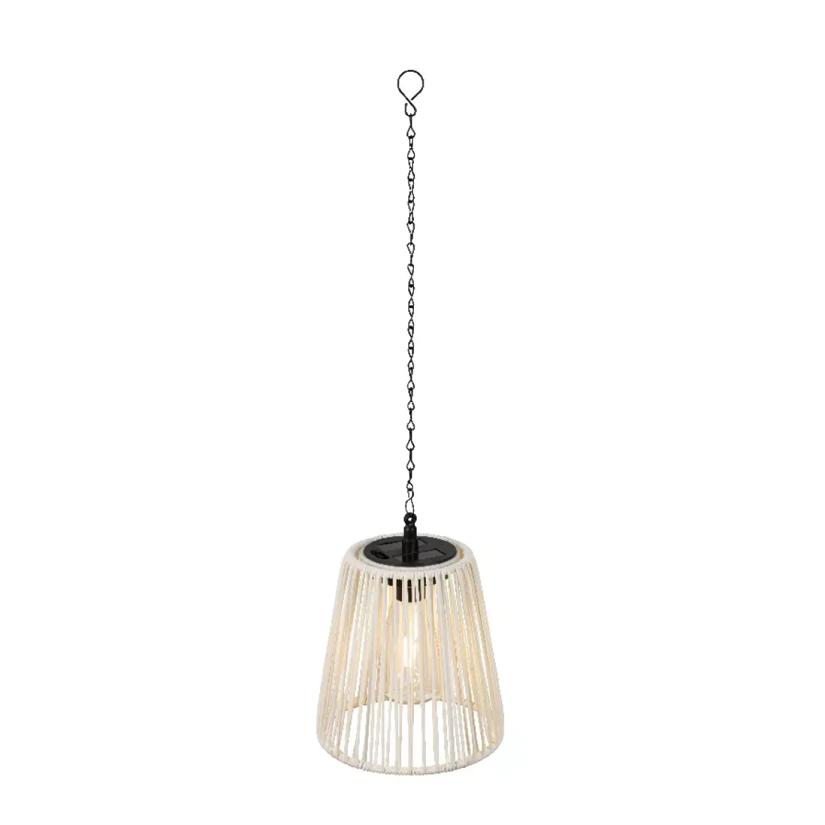 Lampada solare a sospensione per giardino LED (H58 cm) Midtown Bianco e bianco caldo