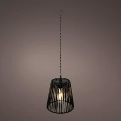 Lampada solare da giardino a sospensione LED (H58 cm) Midtown Nero