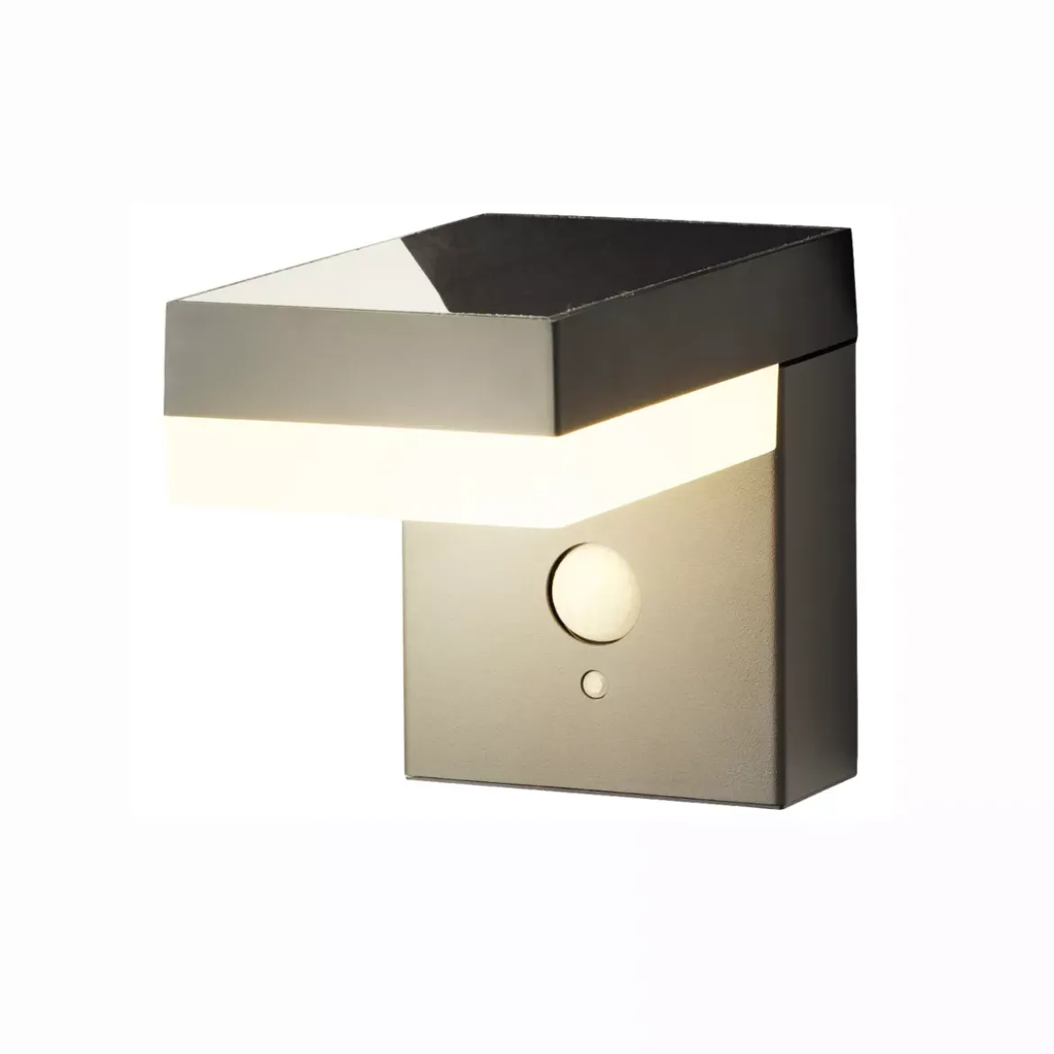 Lampada solare da parete 600 lumen (H12,5 cm) Elite Grigio antracite