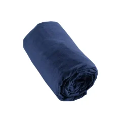 Lenzuolo con angoli flanella di cotone (90 x 200 cm) Nina Blu navy