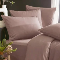 Lenzuolo con angoli in lyocell Tencel™ (90 x 200 cm) Olivia Rosa blush