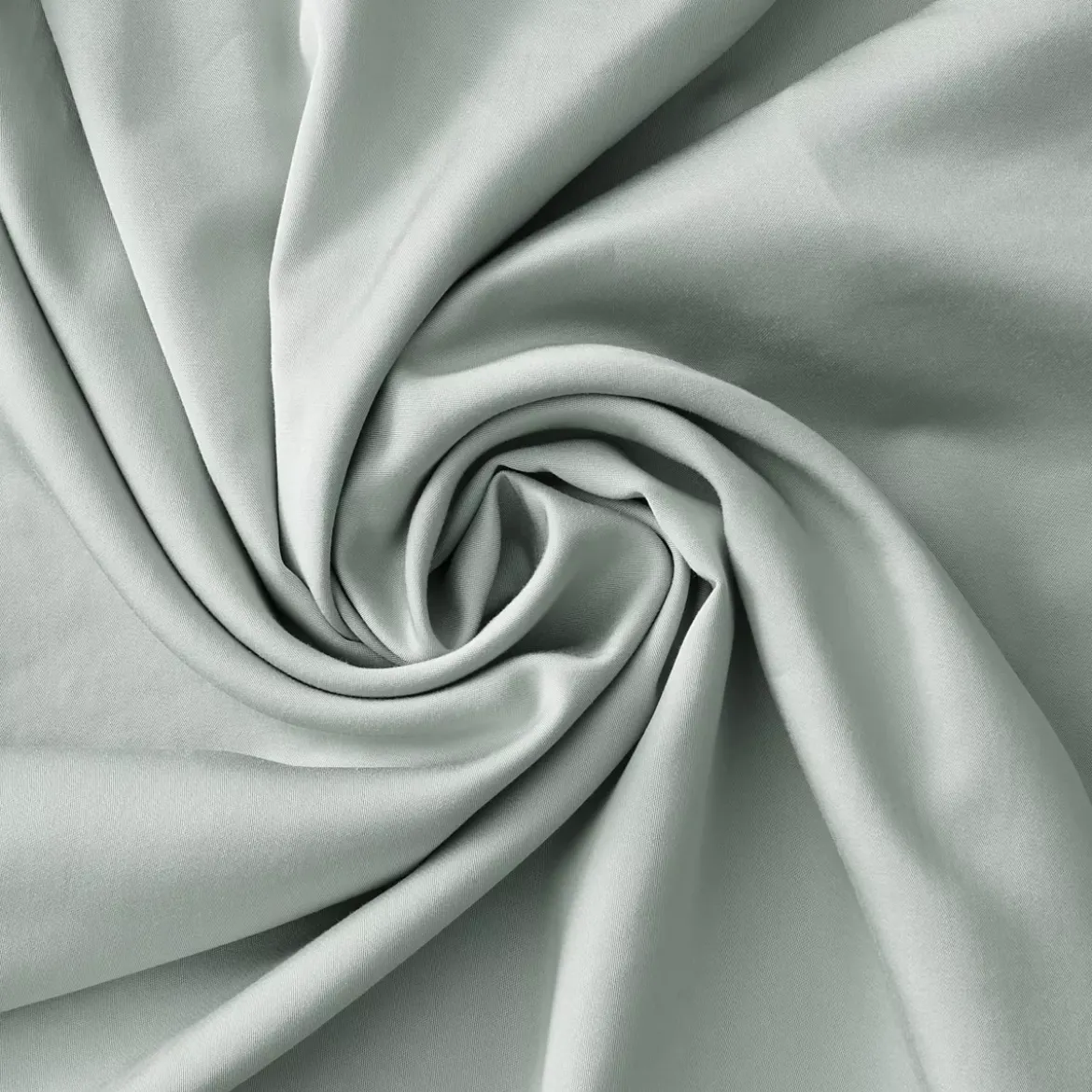 Lenzuolo con angoli in raso di bambù (160 x 200 cm) Sienna Verde eucalipto