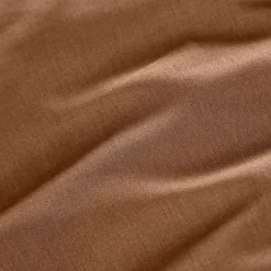 Lenzuolo sopra percalle di cotone (240 x 300 cm) Cali Marrone cioccolato