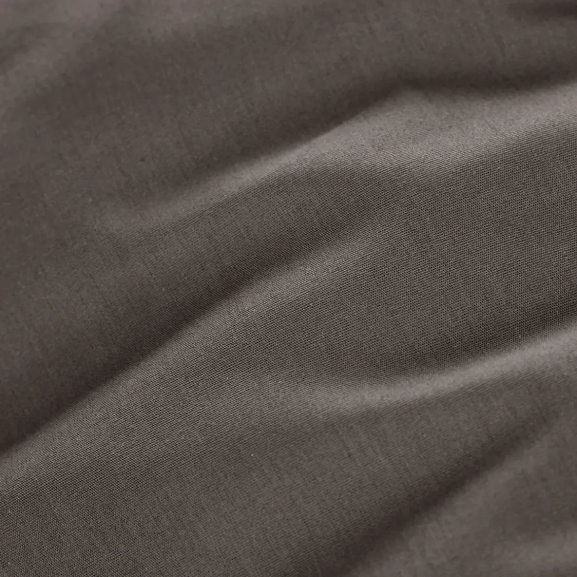 Lenzuolo sopra percalle di cotone (180 x 290 cm) Cali Grigio antracite
