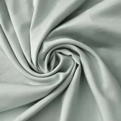 Lenzuolo sotto con angoli in raso di bambù (140 x 200 cm) Sienna Verde eucalipto