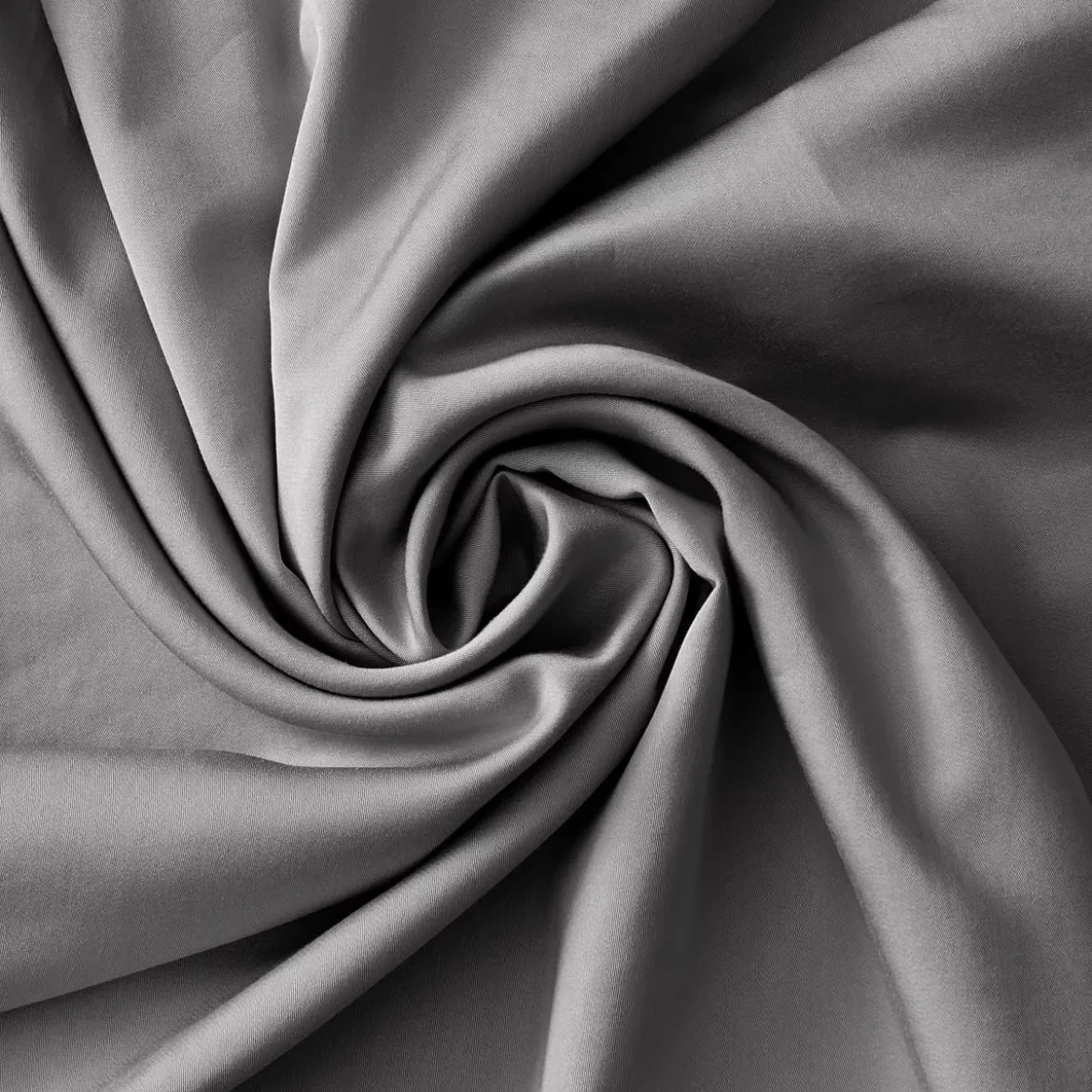 Lenzuolo sotto in raso di bambù (90 x 200 cm) Sienna Grigio granito