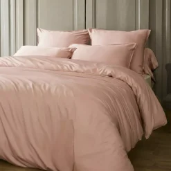 Lenzuolo sotto in raso di bambù (180 x 200 cm) Sienna Rose blush