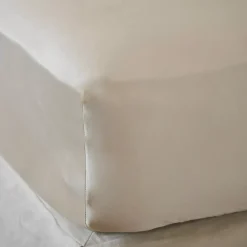 Lenzuolo sotto in raso di bambù (200 x 200 cm) Sienna Beige