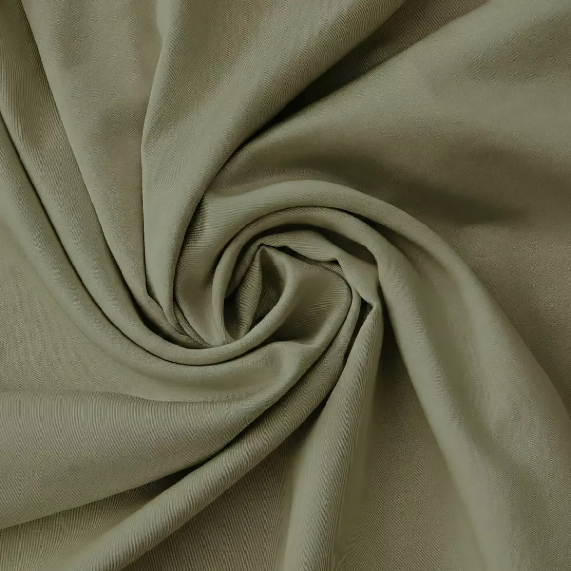 Lenzuolo sotto in raso di bambù (180 x 200 cm) Sienna Verde rosmarino