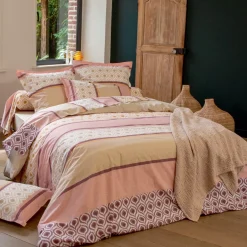 Lenzuolo superiore cotone (280 x 310 cm) Inouk Rosa