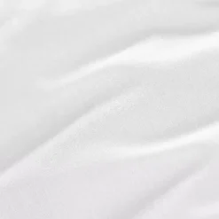 Lenzuolo con angoli percalle di cotone (160 cm) Cali Bianco