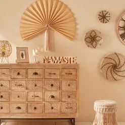 Lettere decorative in legno Namasta Naturale