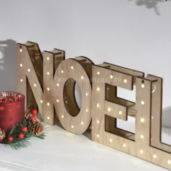 Lettere luminose "Noël" Bianco caldo 41 LED