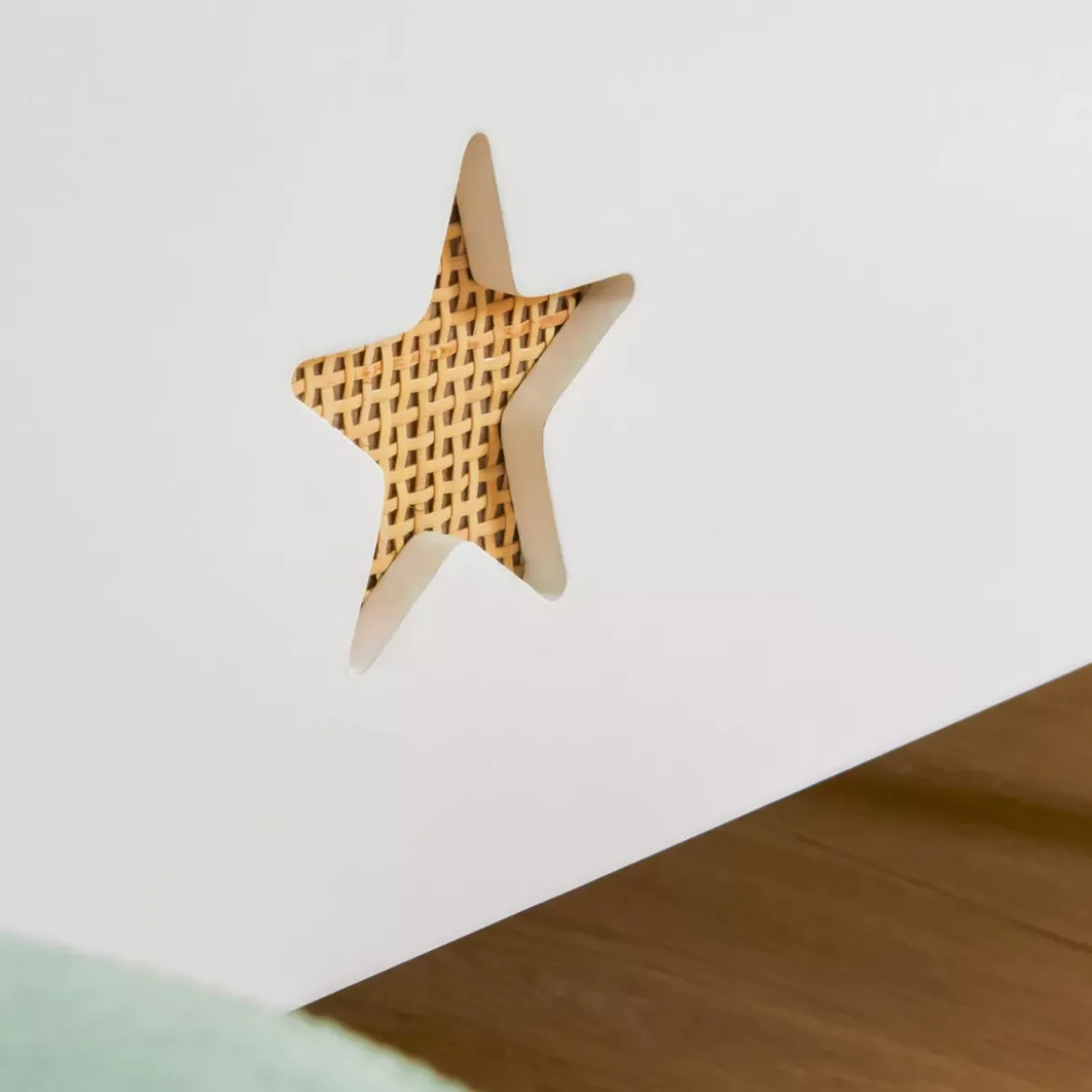 Libreria bambino legno (H72 cm) Stars Bianca