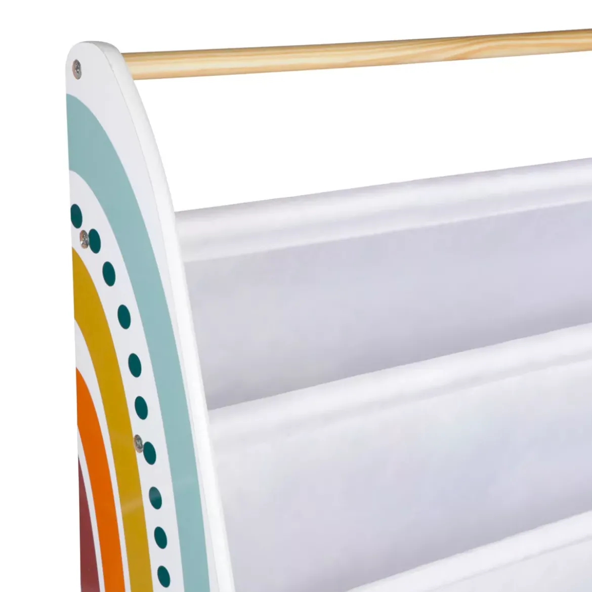 Libreria in legno bambini (60 x 62 cm) Leno Multicolore