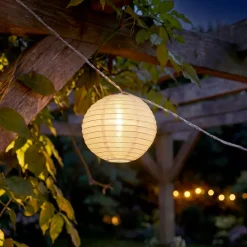 Luminaria esterna 20 LED (9,5 m) Lanterne cinesi Bianco