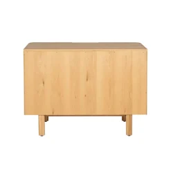 Madia 2 ante in rovere massiccio (107 x 80 cm) Oakland Naturale