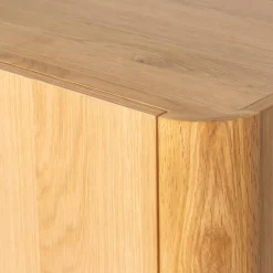 Madia 2 ante in rovere massiccio (107 x 80 cm) Oakland Naturale