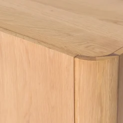 Madia 4 ante in rovere massiccio (200 x 80 cm) Oakland Naturale