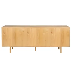 Madia 4 ante in rovere (200 x 80 cm) Olys Naturale