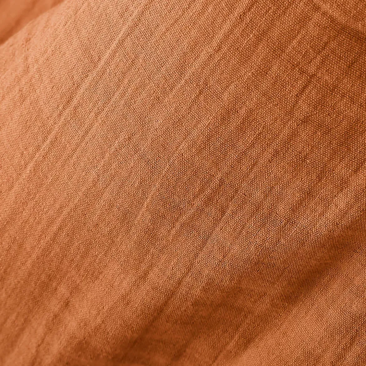 Mantovana Garza di cotone (90 x 190 cm) Gaïa Albicocca