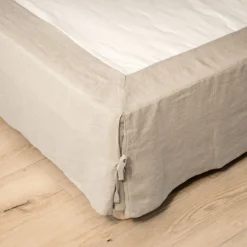 Mantovana lino lavato (160 x 200 cm) Louise Beige