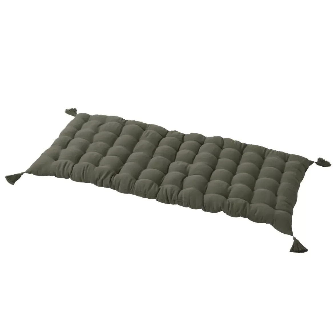 Materassino da pavimento garza di cotone (60 x 120 cm) Gaïa Verde rosmarino