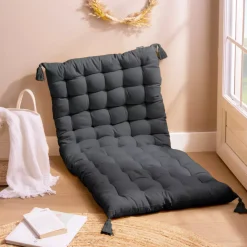 Materassino da pavimento (L120 cm) Pixel Grigio antracite