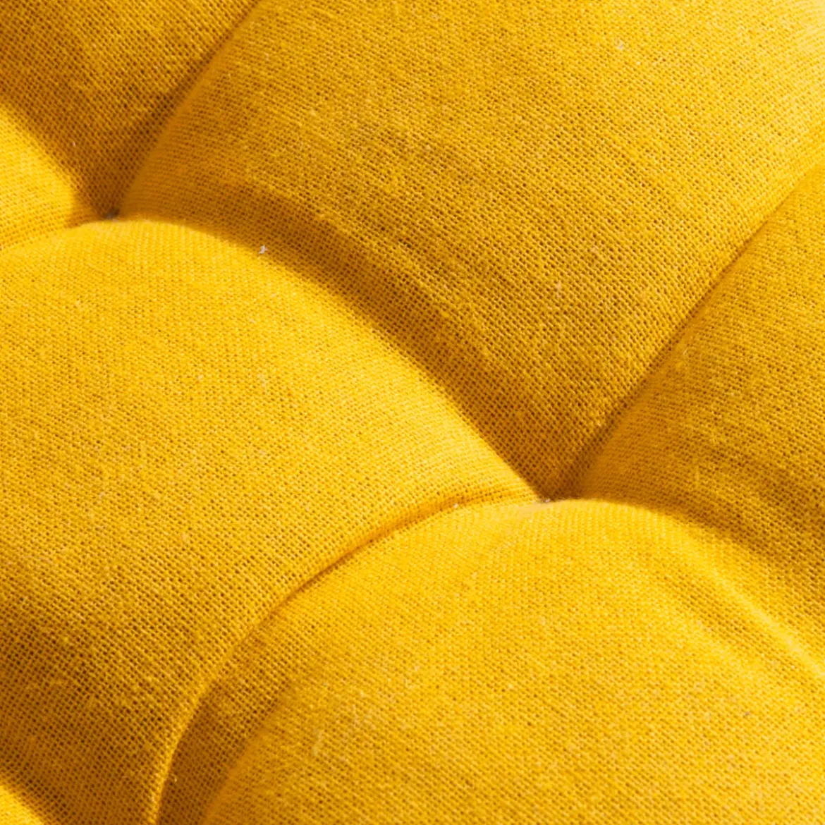 Materassino da pavimento (L120 cm) Pixel Giallo senape