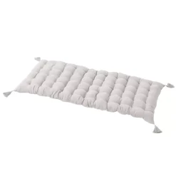 Materassino da pavimento in garza di cotone (60 x 120 cm) Gaia Grigio nuvola