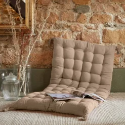 Materasso da pavimento garza di cotone (60 x 120 cm) Gaïa Marrone corda