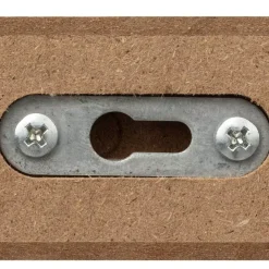 Mensola angolare in legno (25 cm) Bianco